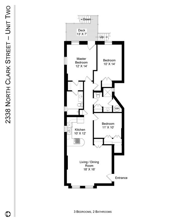 2338 N Clark St-Unit -2 in Chicago, IL - Building Photo