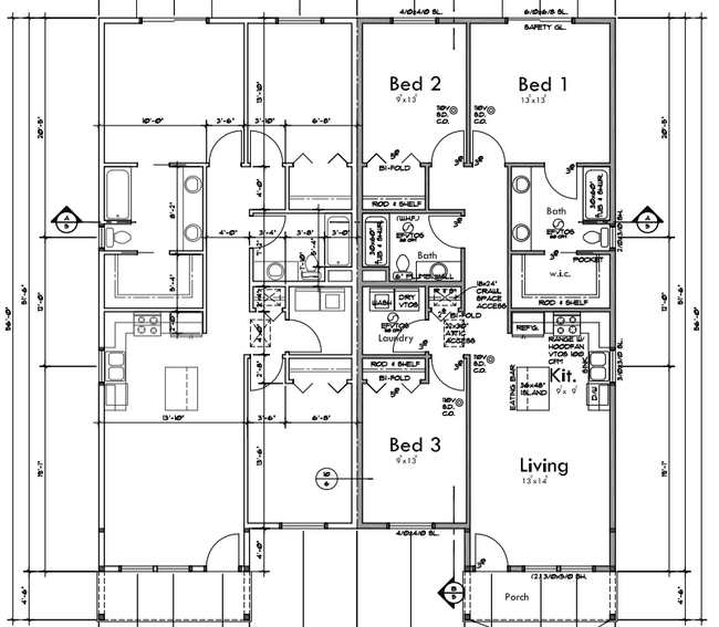 Duplex in High Point, NC - Foto de edificio - Building Photo