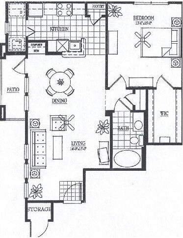 Vail Village Club Apartments in Dallas, TX - Building Photo - Floor Plan