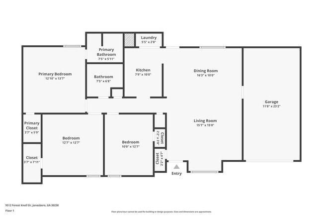9512 Forest Knoll Dr in Jonesboro, GA - Building Photo - Building Photo