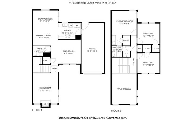 4676 Misty Ridge Dr in Fort Worth, TX - Building Photo - Building Photo
