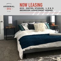 Bedrooms w/ Natural Light - Arsenal 201 Apartments in Pittsburgh, Pennsylvania