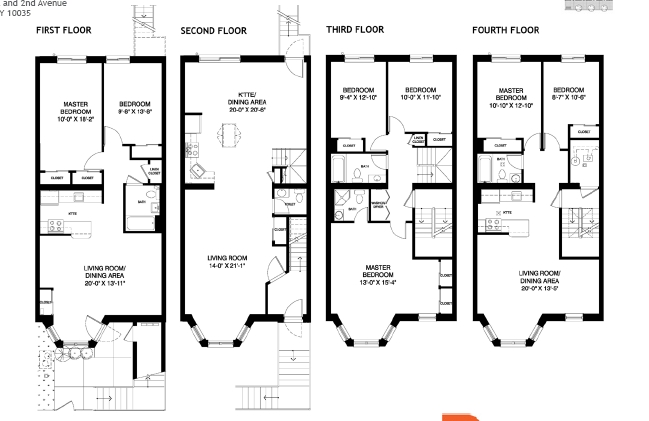 332 E 120th St in New York, NY - Building Photo - Floor Plan