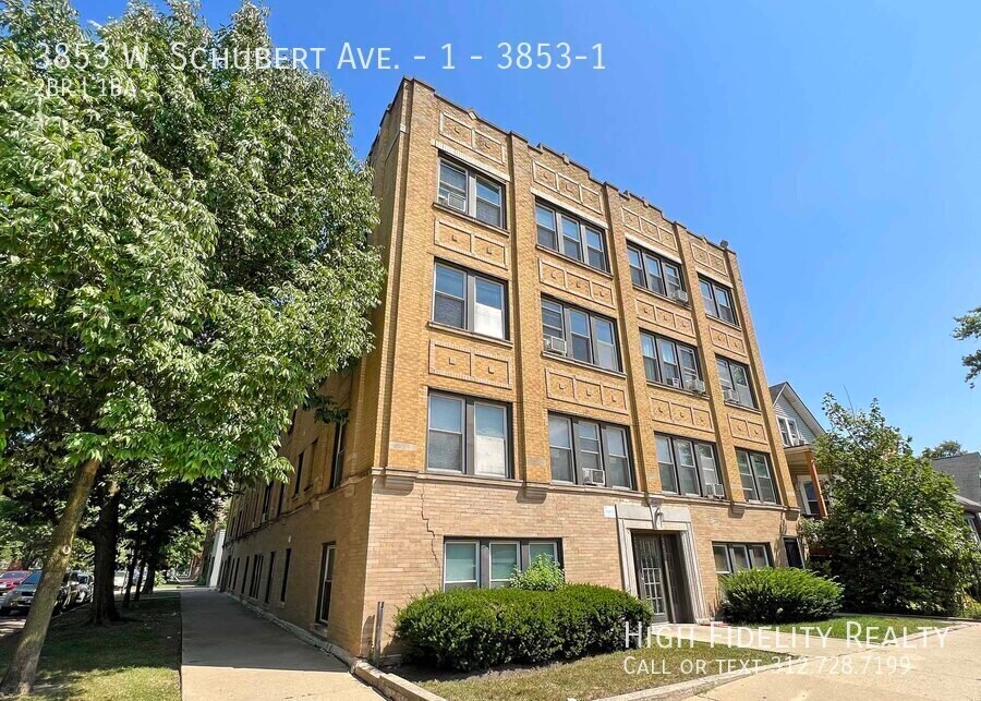 3853 W Schubert Ave in Chicago, IL - Building Photo