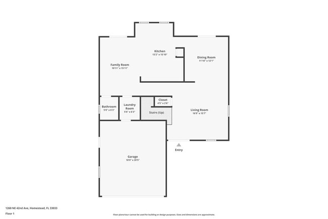 1260 NE 42nd Ave in Homestead, FL - Foto de edificio - Building Photo