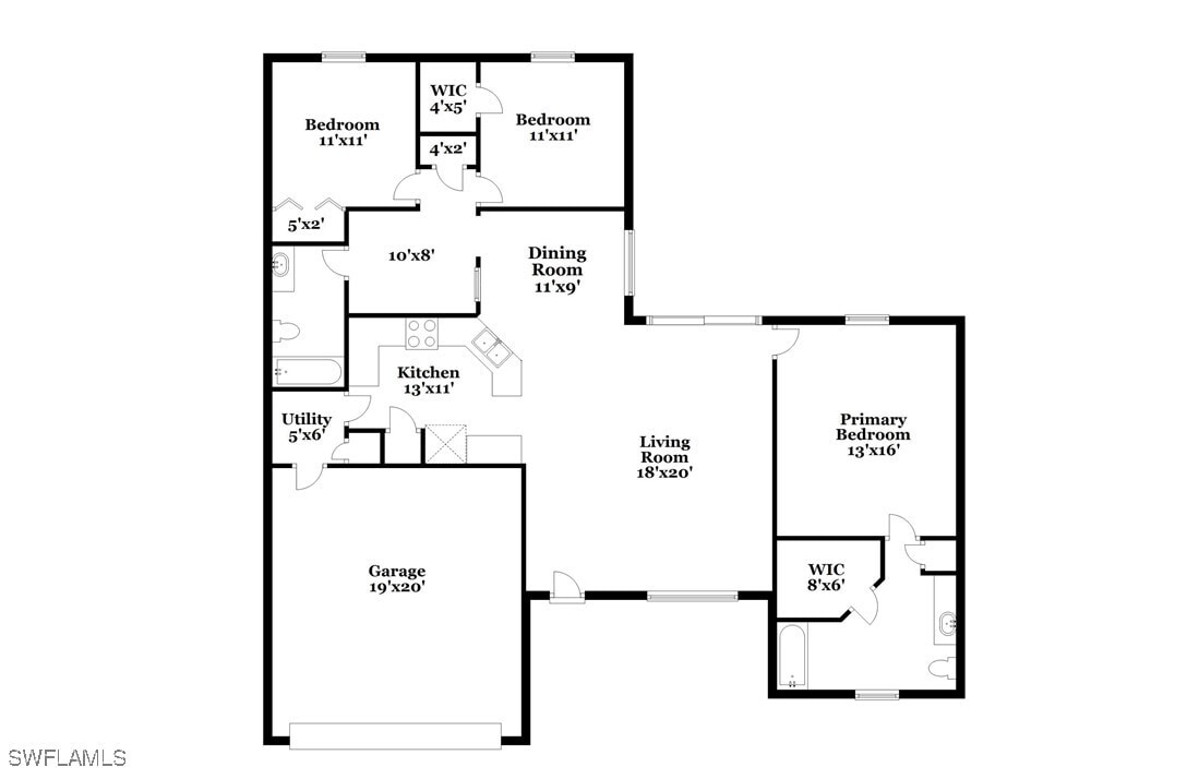 5021 Benton St in Lehigh Acres, FL - Foto de edificio