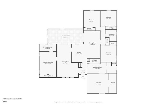 513 Pine Ln in Brandon, FL - Building Photo - Building Photo