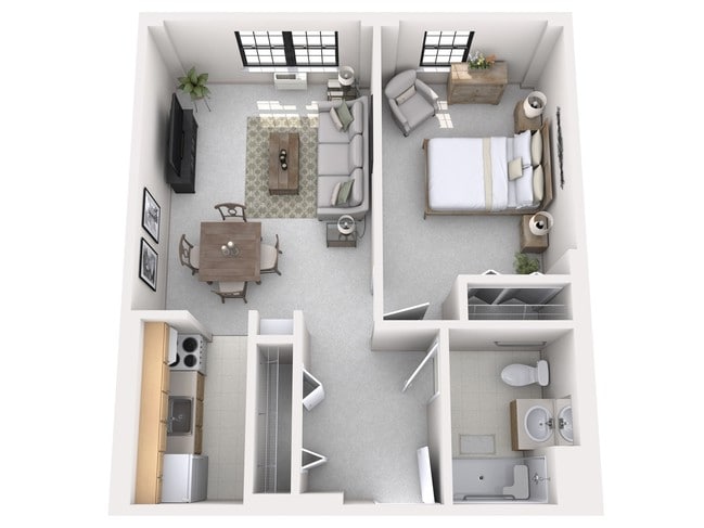 Senior Suites of Fay's Point in Blue Island, IL - Building Photo - Floor Plan