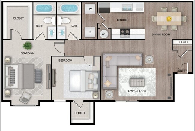 The Onyx in Huntsville, AL - Foto de edificio - Floor Plan