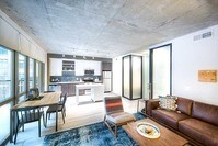 Two-Bedroom Kitchen and Living - AVA NoMa Apartments in Washington, District of Columbia