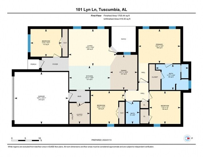 101 Lyn Ln in Tuscumbia, AL - Foto de edificio - Building Photo