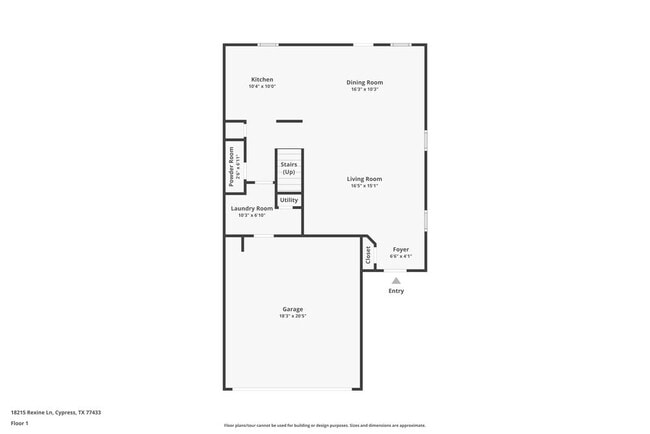 property at 18215 Rexine Ln