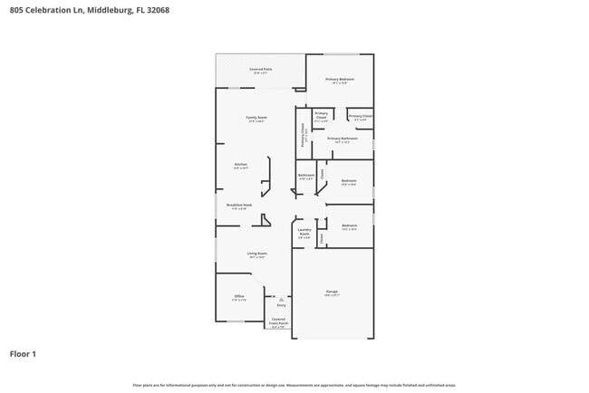 805 Celebration Lane in Middleburg, FL - Foto de edificio - Building Photo