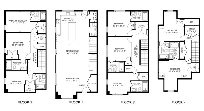 The Six @ Forest in Knoxville, TN - Building Photo - Floor Plan