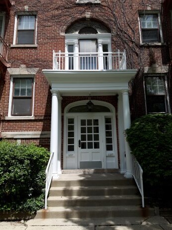 637 Library Pl, Unit 637 Library Place #3 in Evanston, IL - Foto de edificio