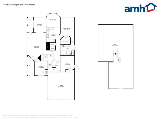 3864 Lake Village Cv in Olive Branch, MS - Foto de edificio - Building Photo