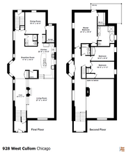 928 W Cullom Ave in Chicago, IL - Building Photo - Floor Plan