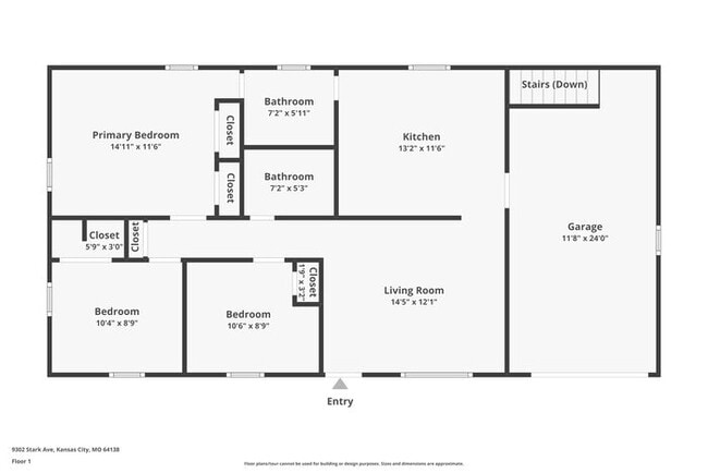 9302 Stark Ave in Kansas City, MO - Building Photo - Building Photo