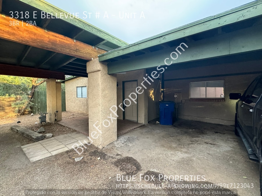 3318 E Bellevue St-Unit -Unit A in Tucson, AZ - Foto de edificio