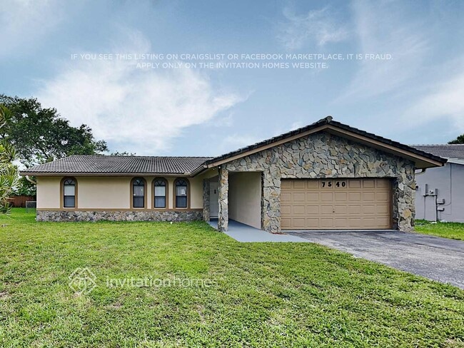 property at 7540 NW 21st Ct