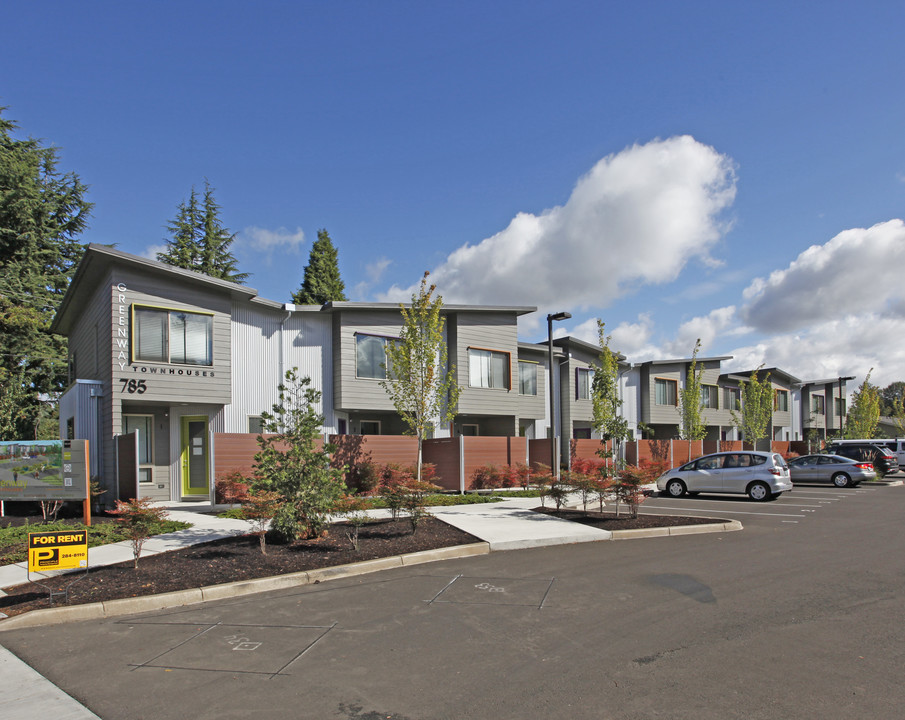 Greenway Townhouses in Eugene, OR - Foto de edificio