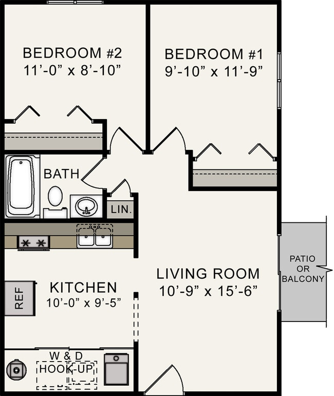 property at 427 S Silverwood Ln