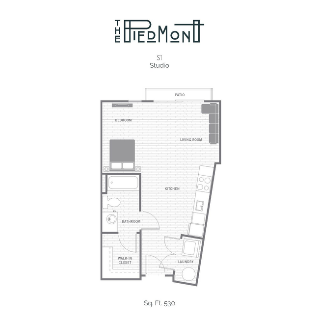 The Piedmont in Tempe, AZ - Foto de edificio - Floor Plan