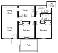 Ambergate Apartments in West Palm Beach, FL - Building Photo - Floor Plan