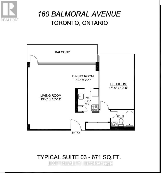 160 Balmoral Ave in Toronto, ON - Building Photo