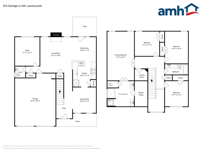 875 Clairidge Ln in Lawrenceville, GA - Foto de edificio - Building Photo