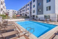 Year Round Heated Swimming Pool - Woodley Sara Apartments in Los Angeles, California