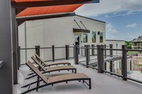 Second Floor Sun Deck - La Veranda at Polly Lane Apartments in Lafayette, Louisiana