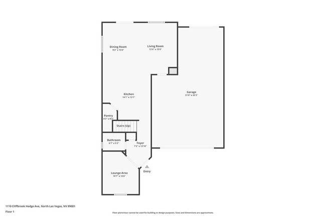 1110 Cliffbrook Hedge Ave in North Las Vegas, NV - Building Photo - Building Photo