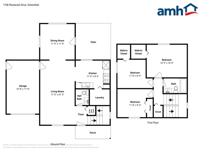 1758 Roosevelt Dr in Greenfield, IN - Foto de edificio - Building Photo