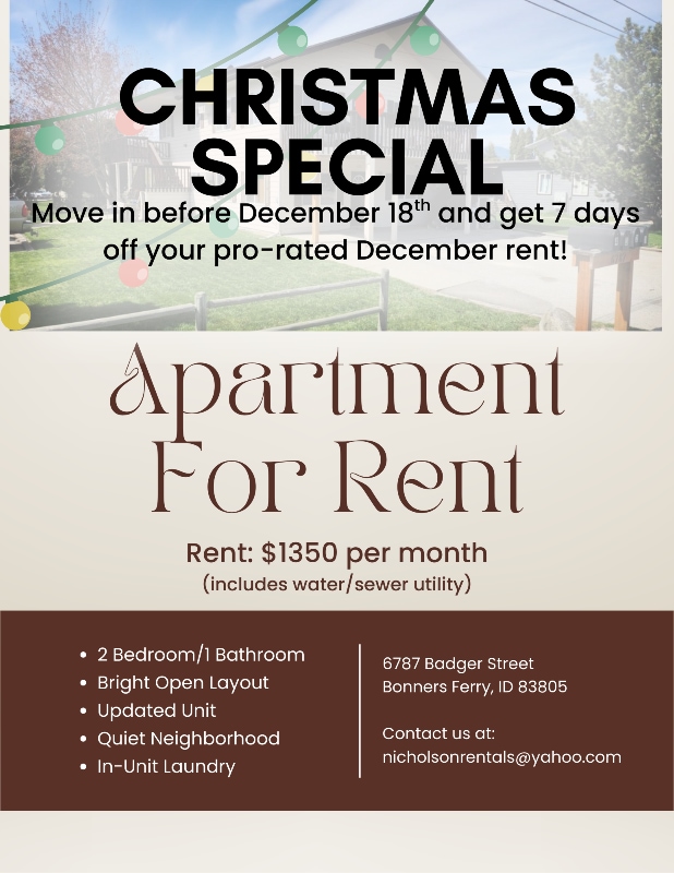 6787 Badger St in Bonners Ferry, ID - Building Photo - Building Photo