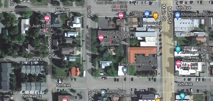 106 Spruce Ct, Unit Upstairs Apartment: Unit D2 in Ouray, CO - Building Photo