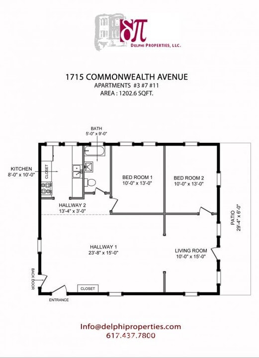 1711 Commonwealth Ave in Boston, MA - Building Photo