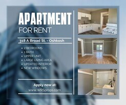 318 Broad St, Unit Upper in Oshkosh, WI - Building Photo