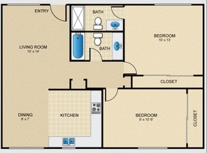 Barclay Square Apartments in San Diego, CA - Building Photo - Floor Plan