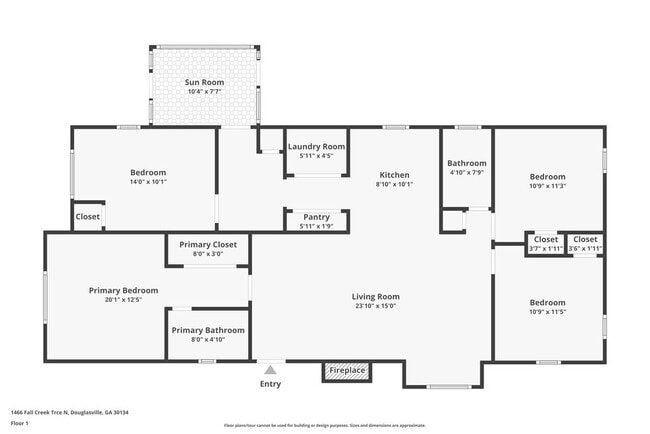 1466 Fall Creek Trce in Douglasville, GA - Building Photo - Building Photo