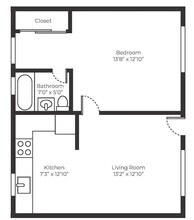 Mountain View Apartments in Fallsburg, NY - Foto de edificio - Floor Plan