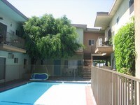 Interior Courtyard - Casa Vieja at 4540 Hazeltine Apartments in Los Angeles, California