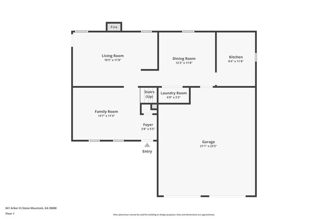 841 Arbor Ct in Stone Mountain, GA - Foto de edificio - Building Photo