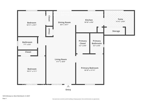 1672 W Breezy Ln in West Palm Beach, FL - Building Photo - Building Photo