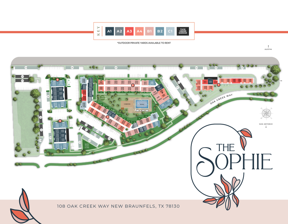 The Sophie in New Braunfels, TX - Foto de edificio