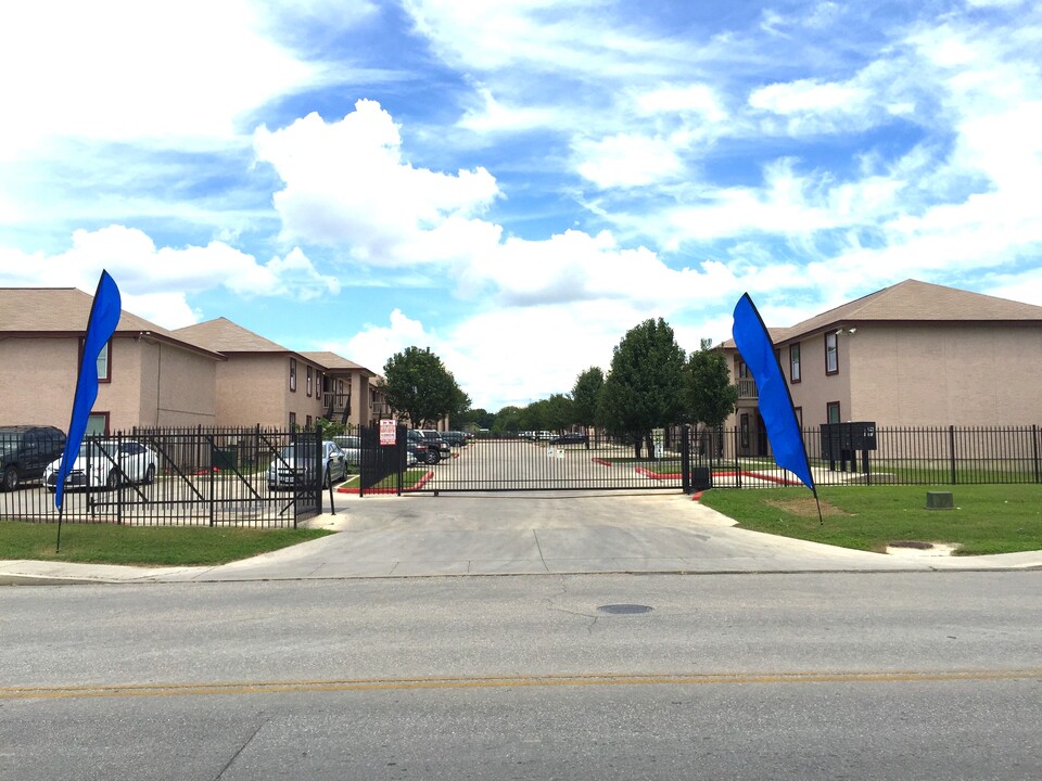 The Palm Tree Apartments in San Antonio, TX - Building Photo