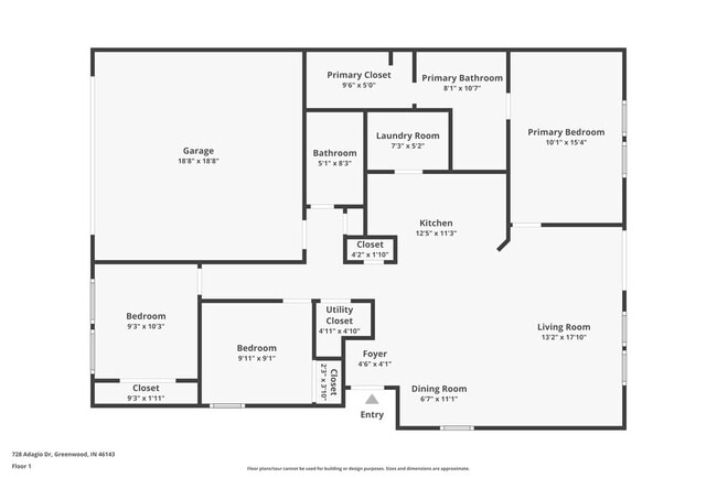 728 Adagio Dr in Greenwood, IN - Foto de edificio - Building Photo