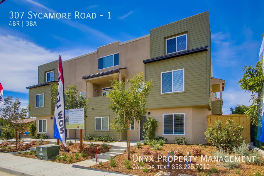307 Sycamore Rd in San Diego, CA - Foto de edificio
