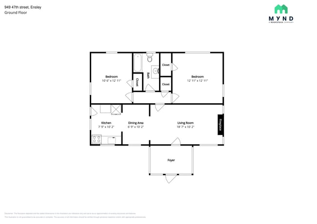 949 47th St Ensley in Birmingham, AL - Foto de edificio - Building Photo