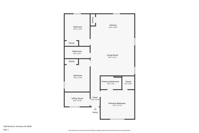 1305 Marble St in Charlotte, NC - Building Photo - Building Photo